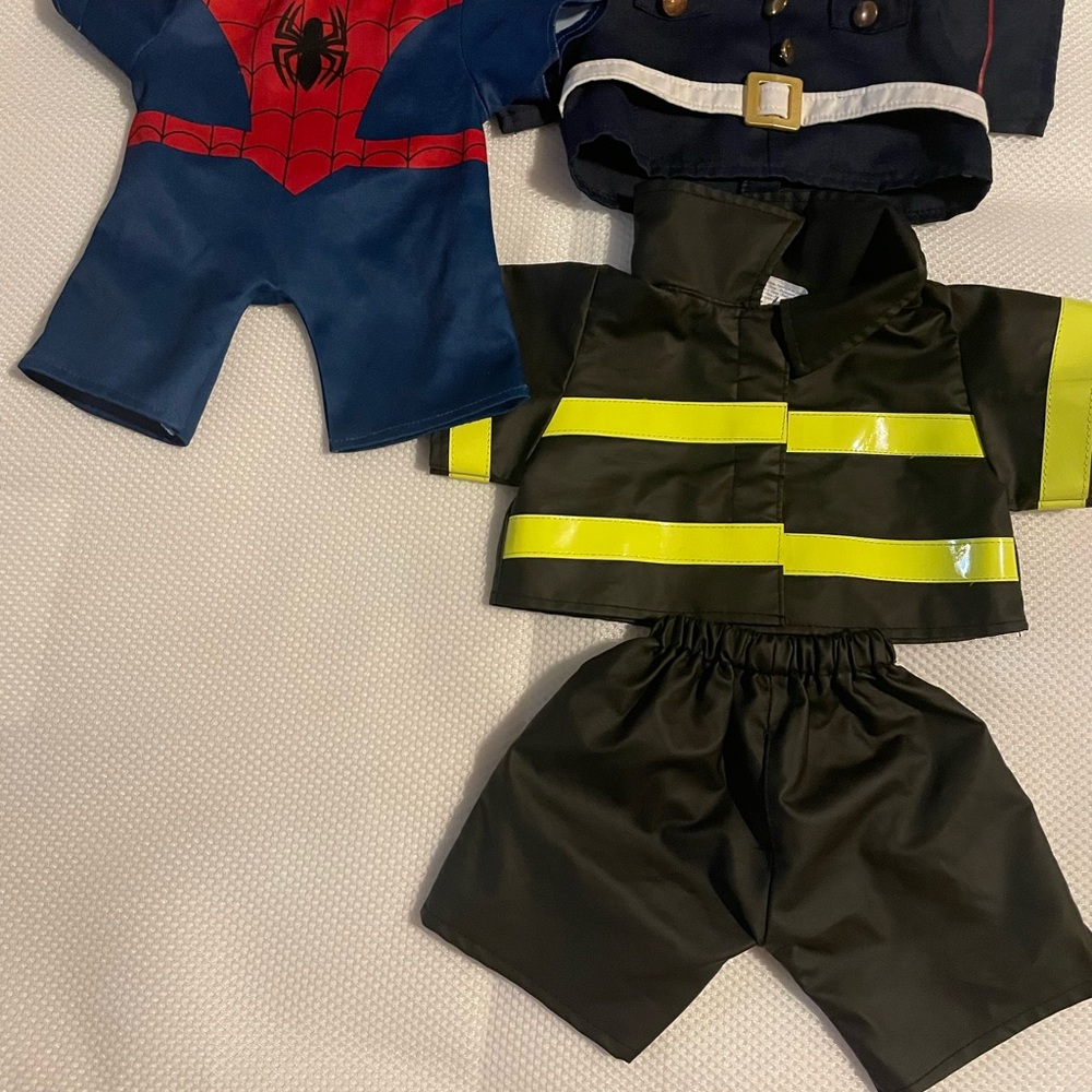 Build-A-Bear Blue and Red Superhero Costume